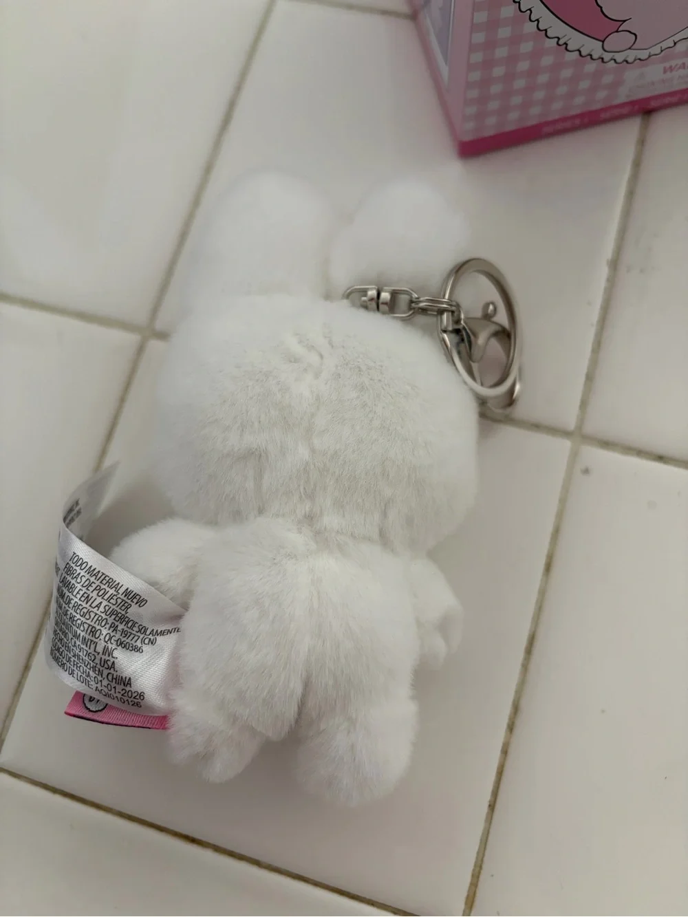 ESTHER BUNNY Keychain - White